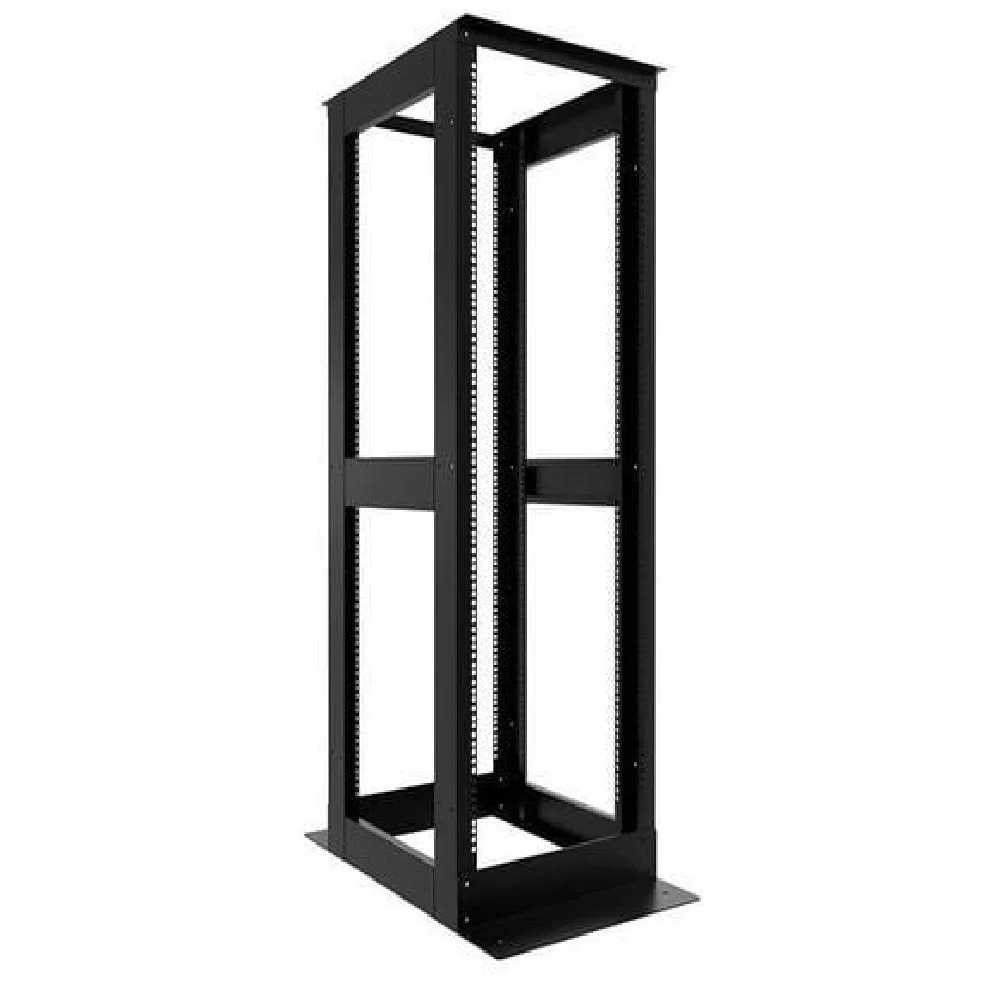 Rack de Piso 4 Postes 42RU Alto 2.10 mts/7 Pies Profundidad 80cm